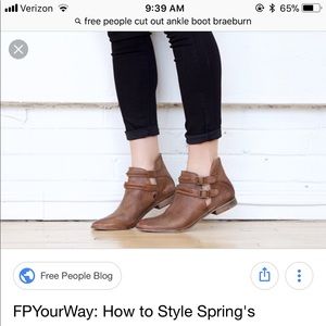 Free people Braeburn bootie